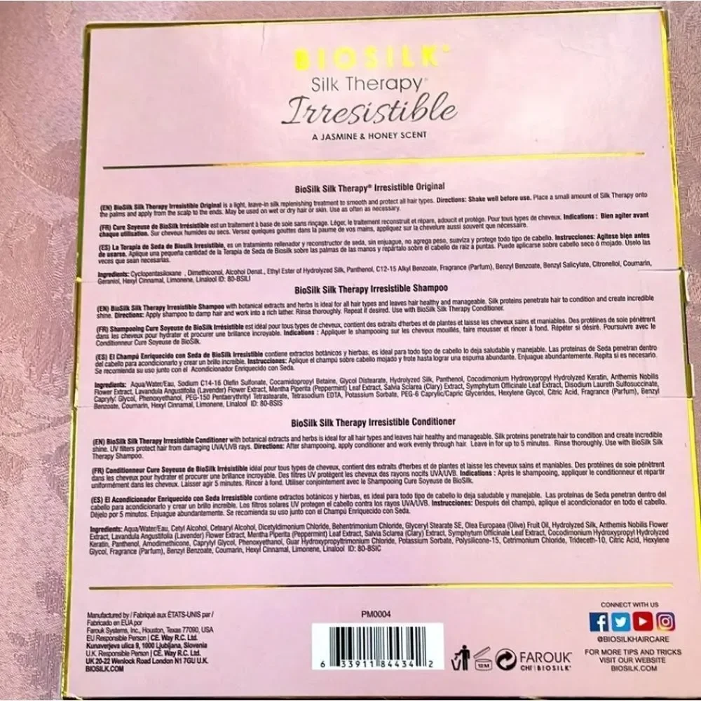 Biosilk‎ Irresistible Silk Therapy Trio